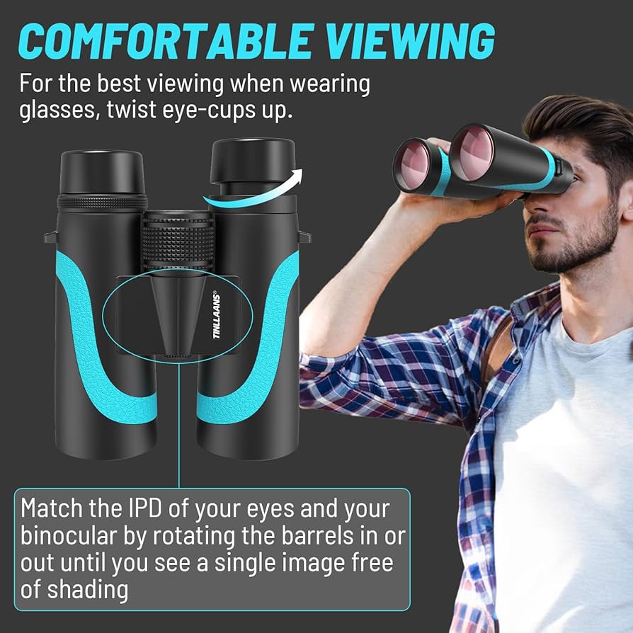 Amazon.com : Tinllaans 15x55 HD Binoculars for Adults, High
